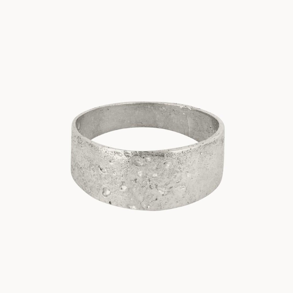 Silver Raw Band Ring