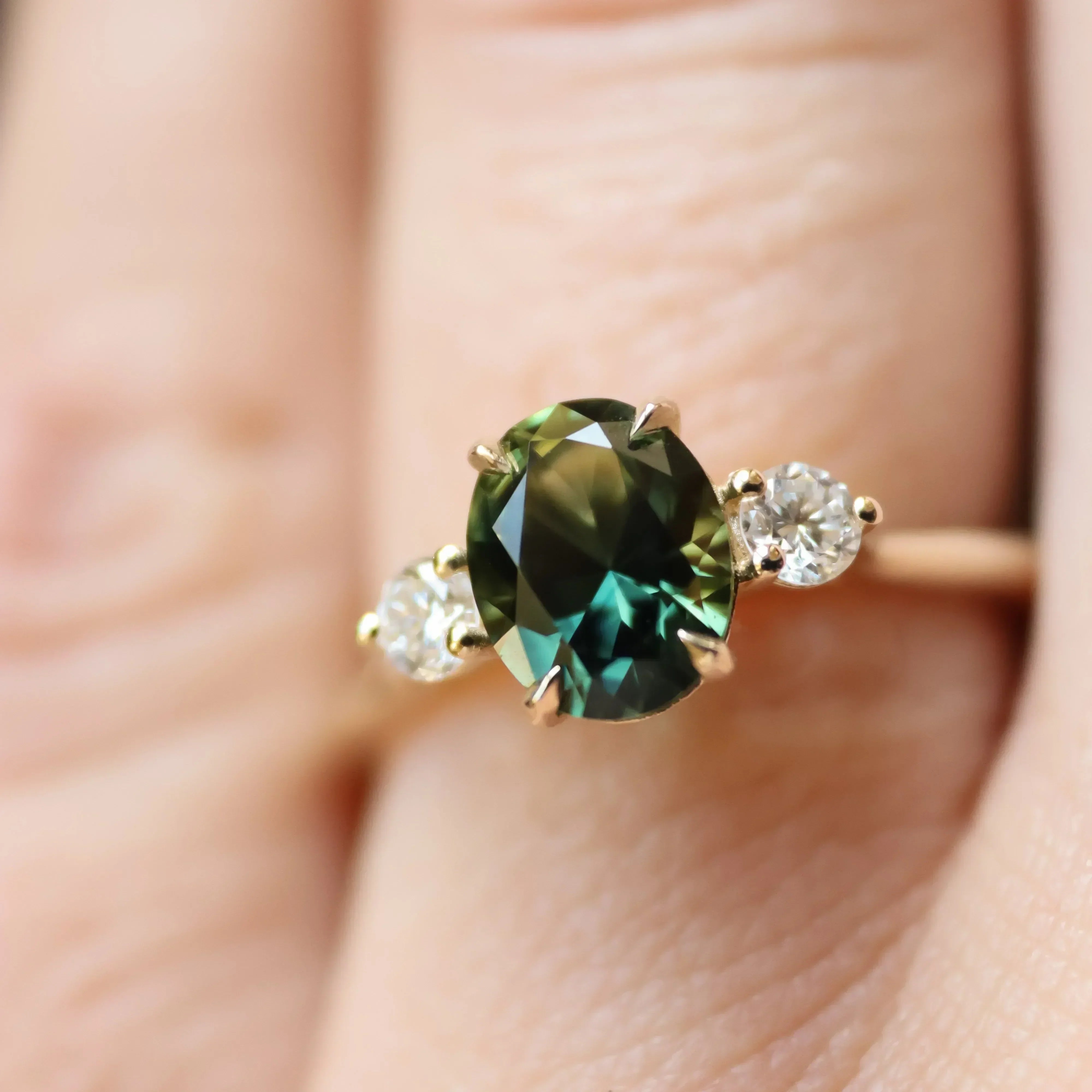 A guide to parti sapphire engagement rings-Wild Fawn Jewellery