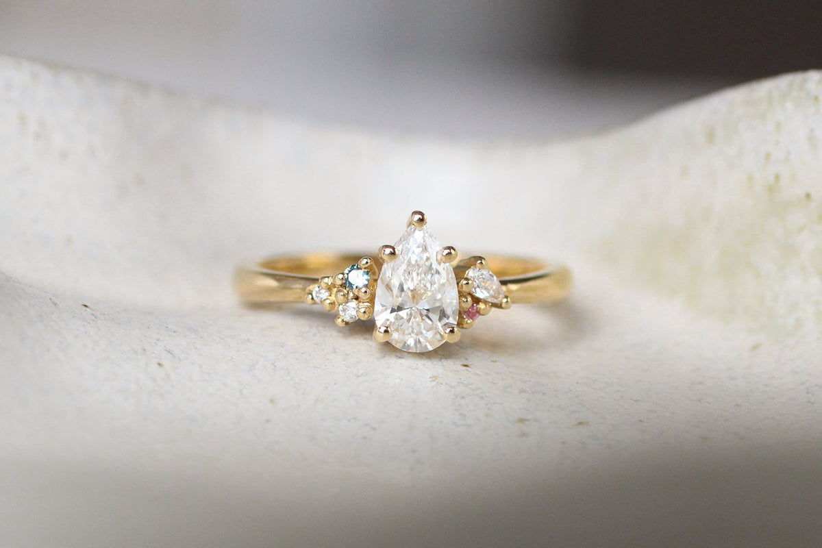 A guide to asymmetrical engagement rings-Wild Fawn Jewellery