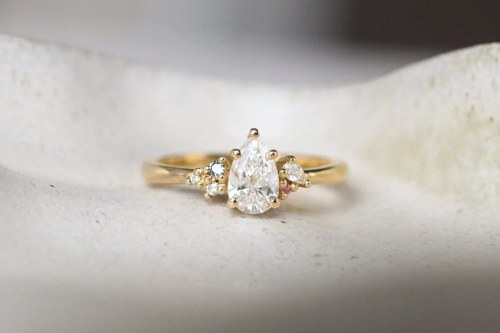 A guide to asymmetrical engagement rings-Wild Fawn Jewellery