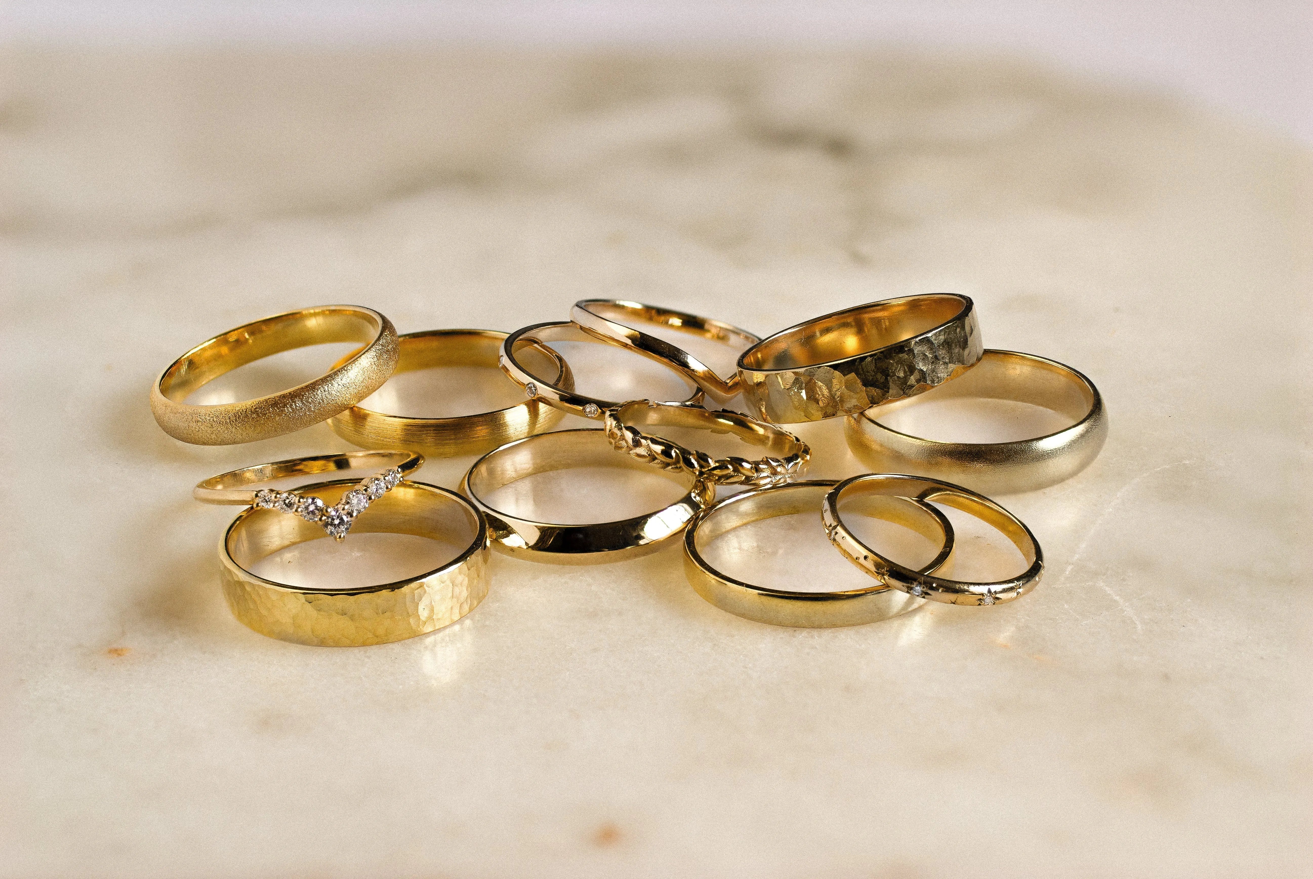A new way to shop wedding rings: defined by texture