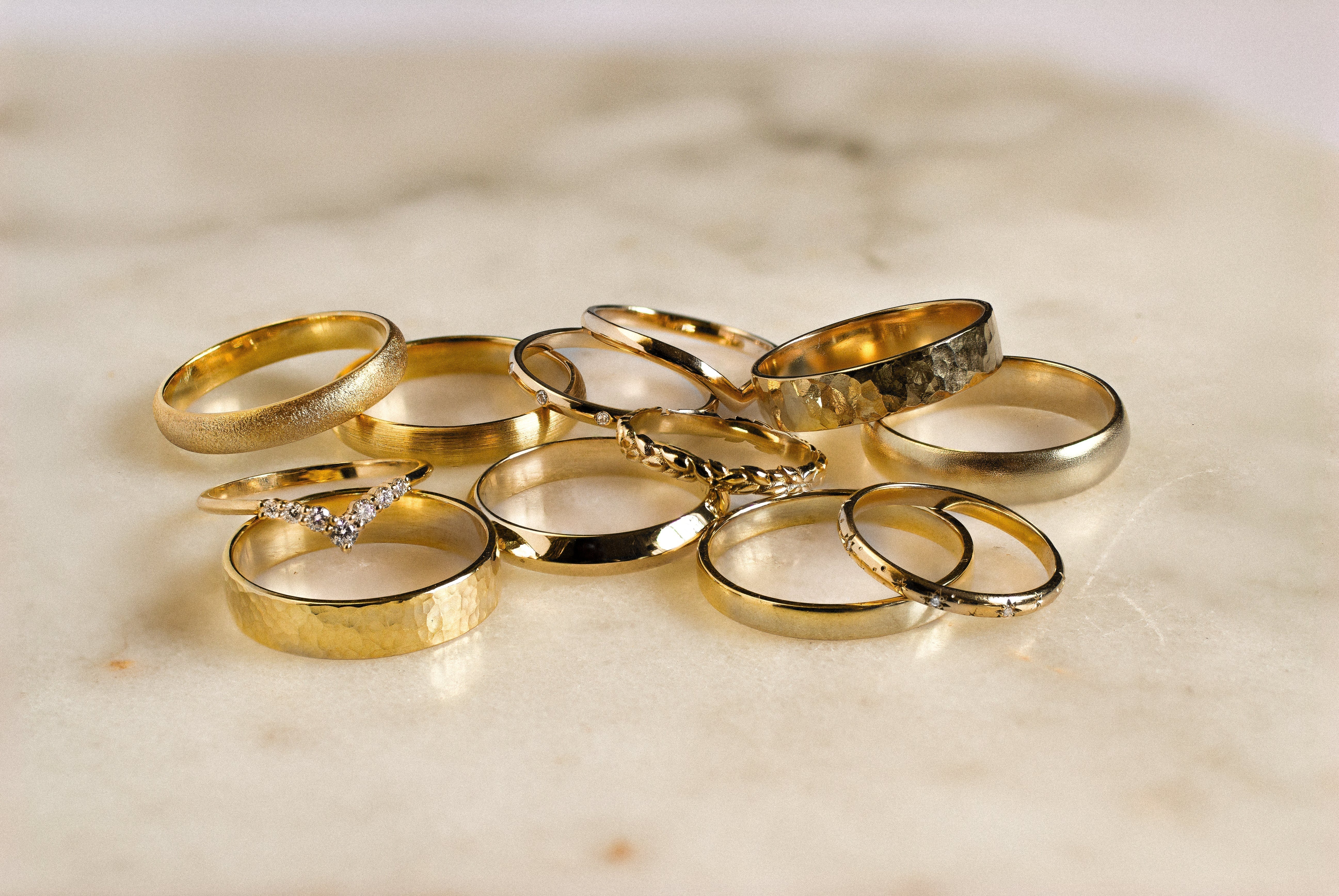 A new way to shop wedding rings: defined by texture