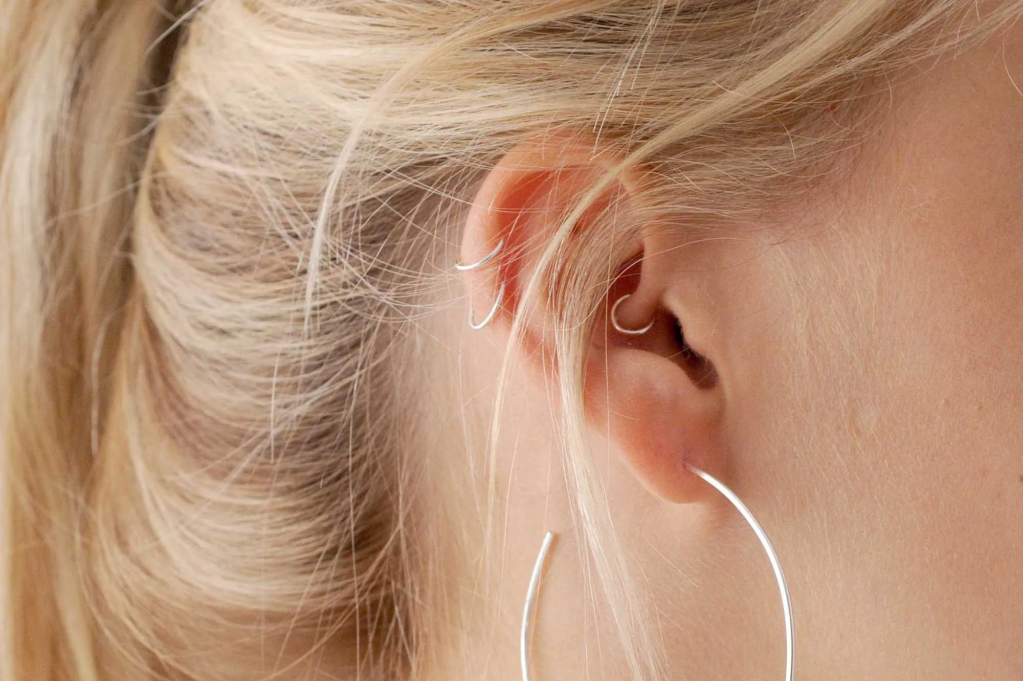 cartilage tragus and helix earrings