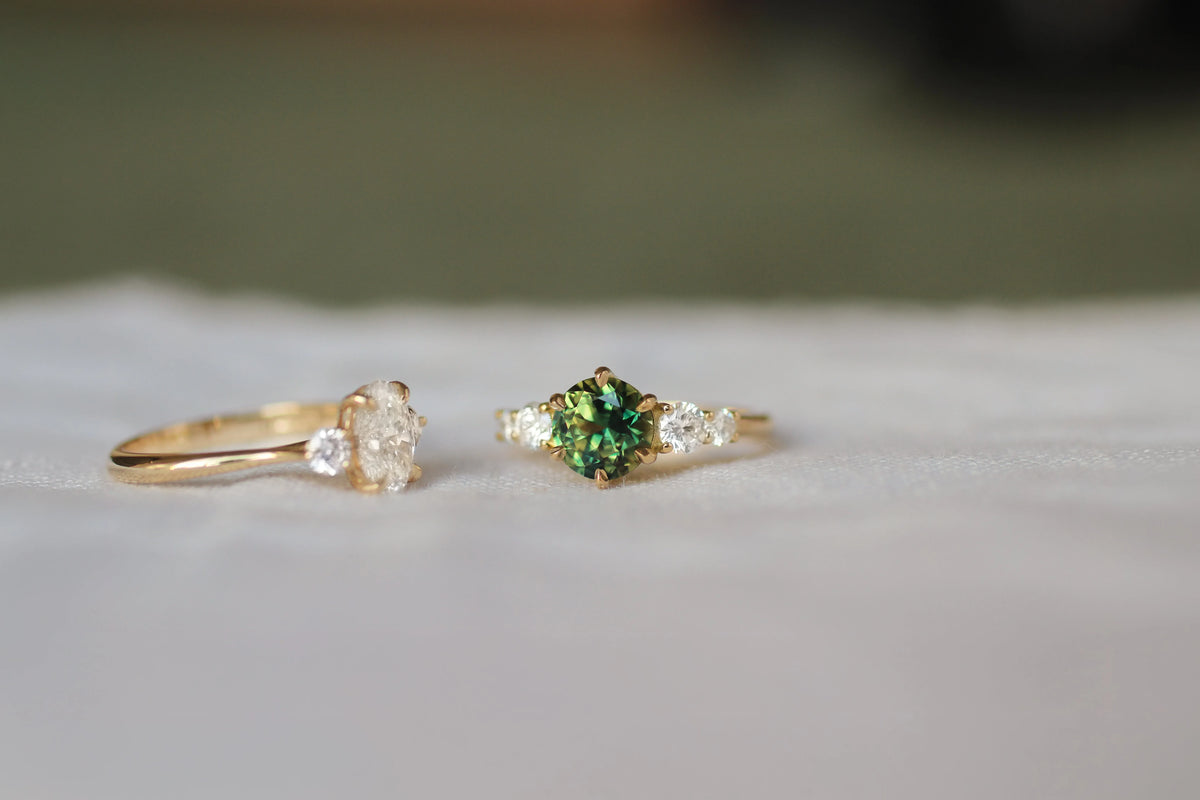Yellow Gold Engagement Rings-Wild Fawn Jewellery