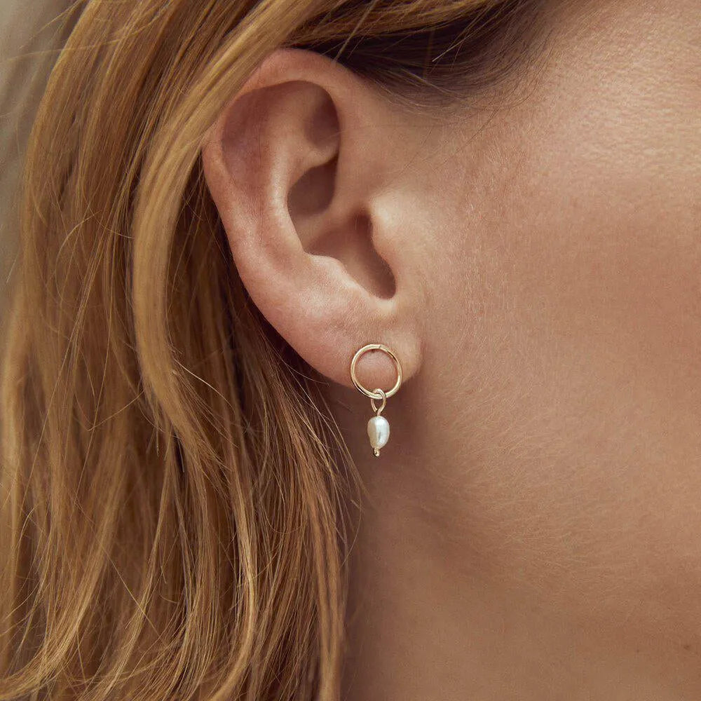 pearl earrings