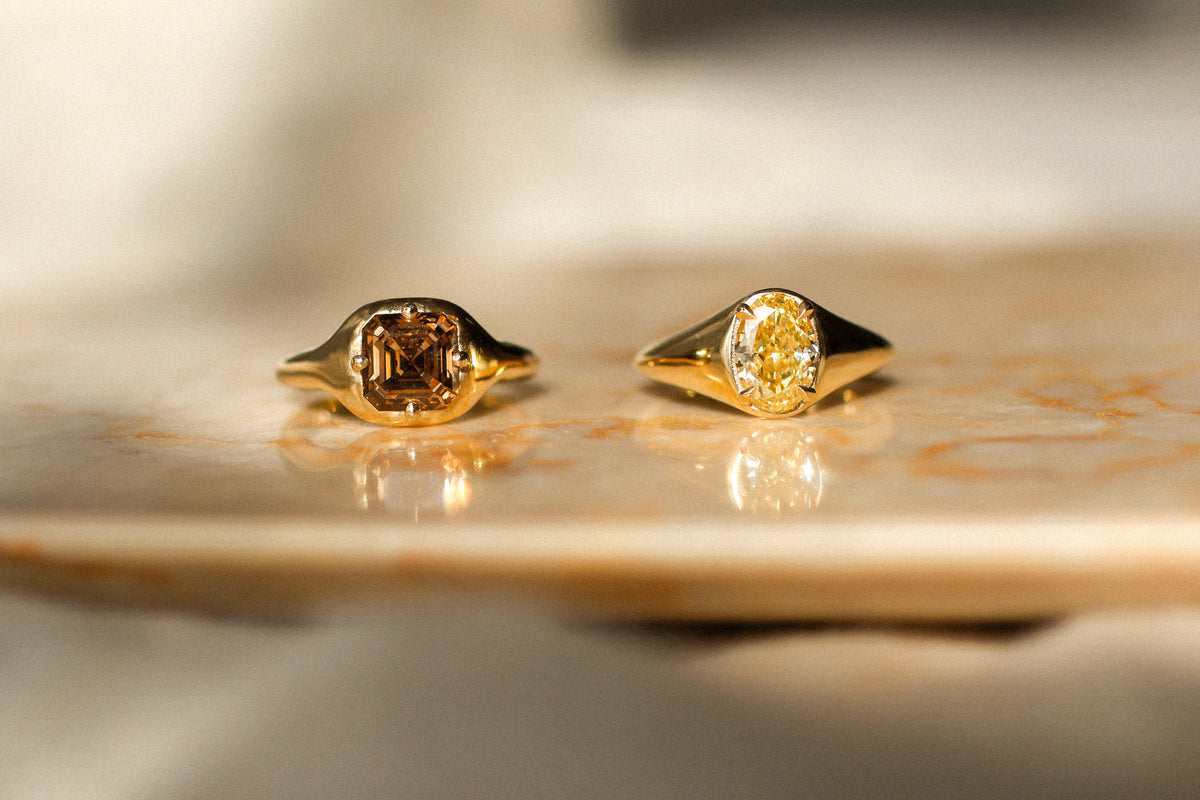 Chunky Engagement Rings-Wild Fawn Jewellery