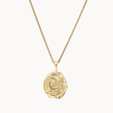 9ct Gold Spiral Pendant Necklace-Necklaces-Wild Fawn Jewellery