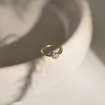 18ct Gold Diamond Cartilage Helix Hoop Earring