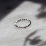 18ct White Gold Entwined Twisted Wedding Ring