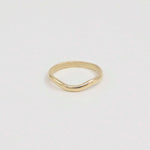 18ct Yellow Gold Curved Nesting Wedding Ring