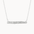 Silver Personalised Flowing Bar Necklace-Necklaces-Wild Fawn Jewellery