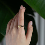 9ct Gold Ancient Signet Pinkie Ring