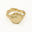 9ct Gold Bloom Full Moon Ring