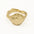 9ct Gold Bloom Full Moon Ring