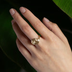 9ct Gold Bloom Swirl Ring