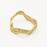 9ct Gold Bloom Wave Ring