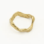 9ct Gold Bloom Wave Ring