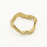 9ct Gold Bloom Wave Ring