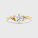 9ct Gold Diamond Cluster Engagement Ring