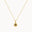 9ct Gold Dot Necklace With Initial