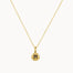 9ct Gold Dot Necklace With Initial