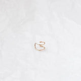 9ct Gold Faux Helix Cuff