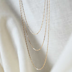 9ct Gold Hayseed Layering Necklace