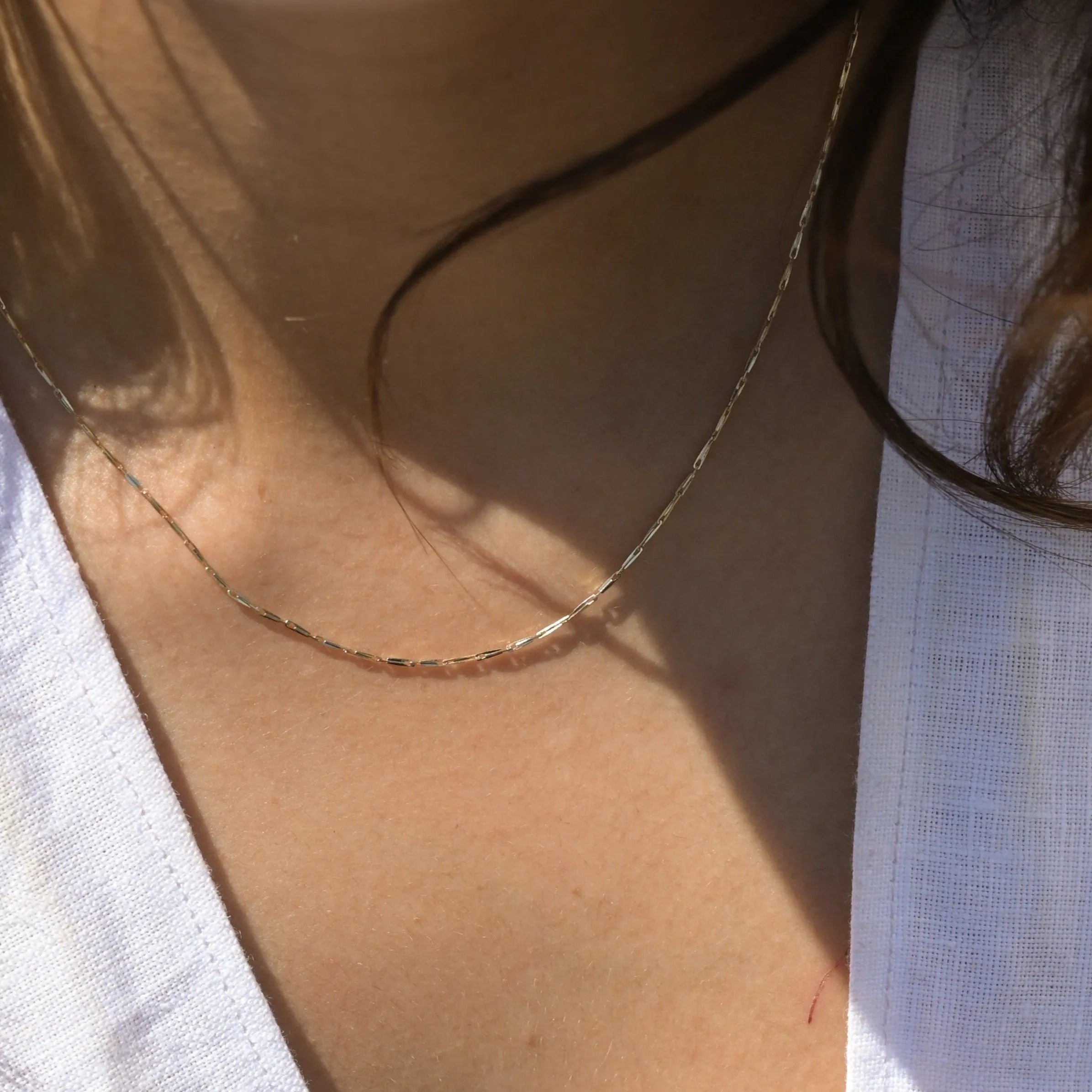 9ct Yellow Gold 1.13mm Hayseed Chain Necklace – Solid Italian Gold | Bolt Ring Clasp - HS11 Gold Chain 9ct Yellow Gold 1.13mm Hayseed Chain Necklace – Solid Italian Gold | Bolt Ring Clasp - HS11 Gold Chain