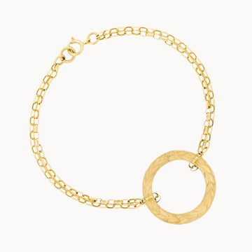 9ct Gold Laurel Wreath Bracelet