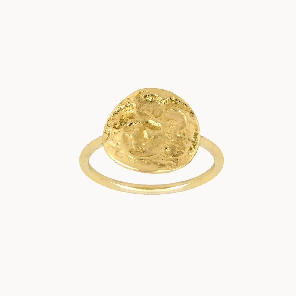 9ct Gold Medusa Ring