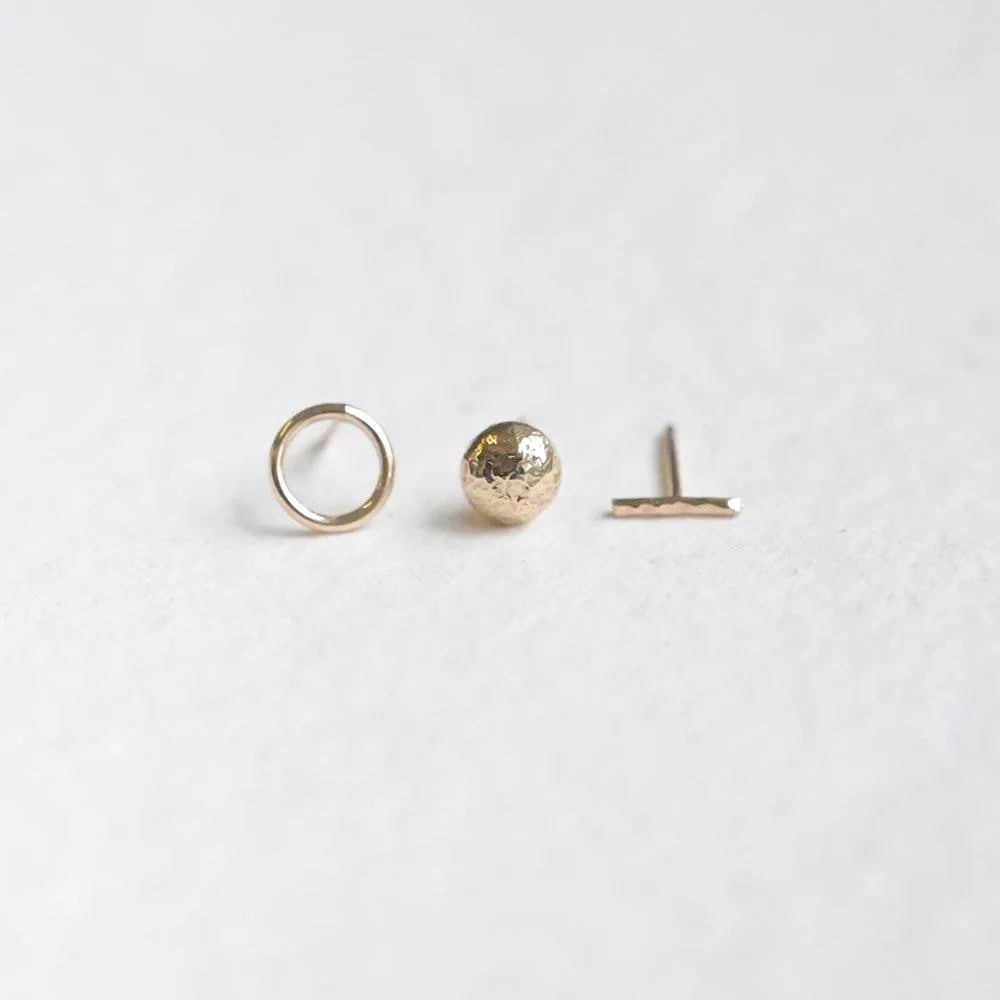 9ct Gold Mix and Match Stud Set [2]