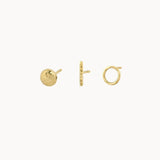 9ct Gold Mix and Match Stud Set [2]