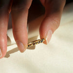 9ct Gold Organic Gemstone Ring