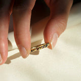 9ct Gold Organic Gemstone Ring