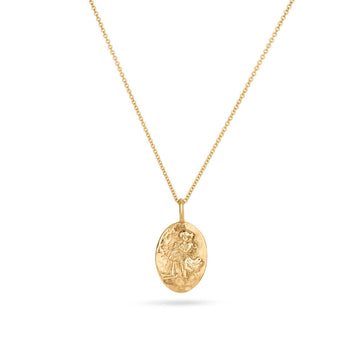 9ct Gold Personalised Aquarius Necklace