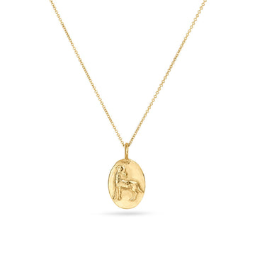 9ct Gold Personalised Aries Necklace