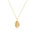 9ct Gold Personalised Gemini Necklace