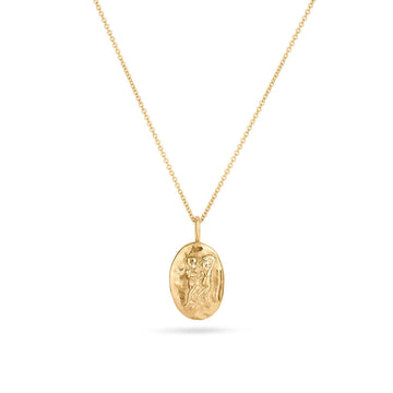 9ct Gold Personalised Gemini Necklace