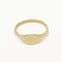 9ct Gold Personalised Initial Signet Ring