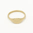 9ct Gold Personalised Initial Signet Ring