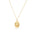 Solid Gold Leo Necklace