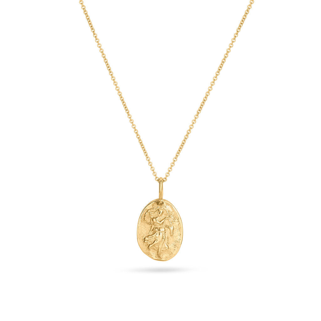 9ct Gold Personalised Virgo Necklace