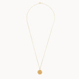 9ct Gold Personalised Wanderlust Compass Pendant Necklace