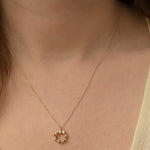 9ct Gold Revolution Circle Necklace