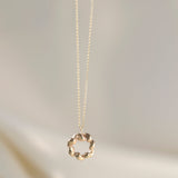 9ct Gold Revolution Circle Necklace