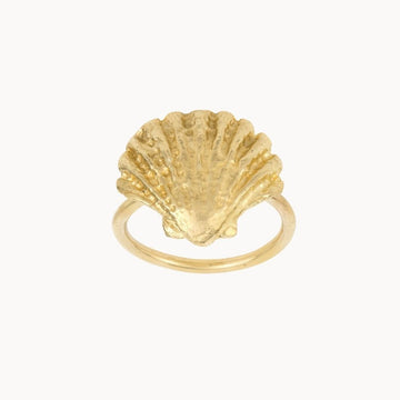 9ct Gold Seashell Ring