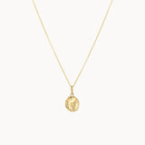 9ct Gold Sunburst Necklace