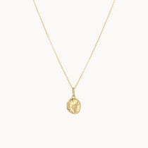 9ct Gold Sunburst Necklace