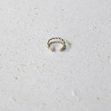 9ct Gold Twisted Double Ear Cuff
