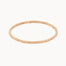 9ct Rose Gold Hammered Stacking Ring